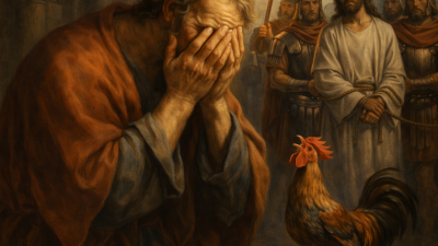 고난주간 묵상 글; 닭 울음소리